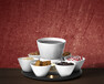 Adelita - Serveringsset, H18 Ø 33 cm - Vit