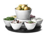 Adelita - Serveringsset, H18 Ø 33 cm - Vit