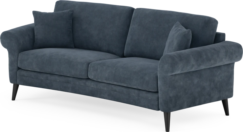 Eden - 2,5-sits soffa svängd - Blå