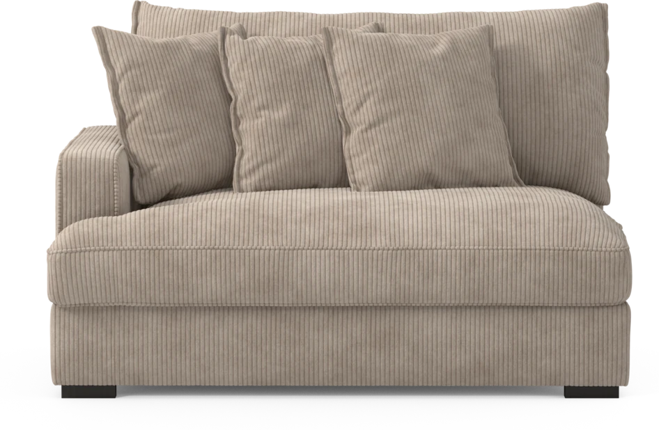 Rossi - 2-sits med armstöd vänster - Beige
