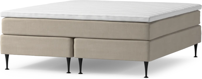 Roma Family, Kontinentalsäng, dubbelsäng med bäddmadrass och sängben, B 160-180