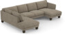 Madison Lux - 2-sits soffa med divan vänster och schäslong höger - Beige