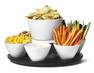 Adelita - Serveringsset, H18 Ø 33 cm - Vit