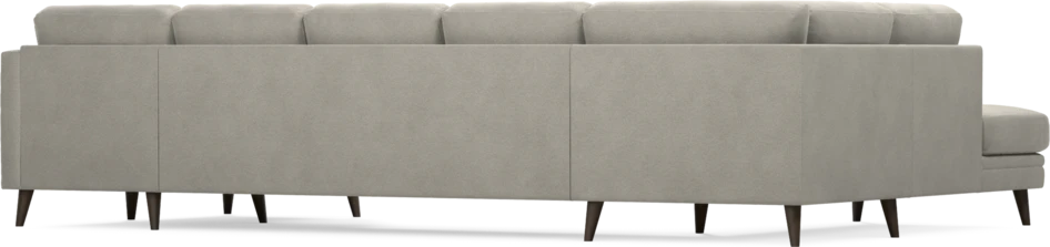 Eden - 3-sits soffa med divan vänster och schäslong höger - Grå