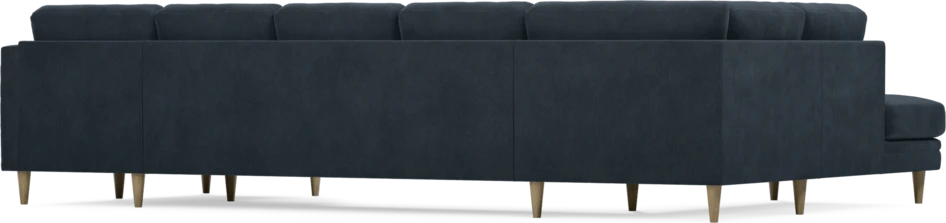 Eden - 3-sits soffa med divan vänster och schäslong höger - Blå