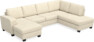 Friday - 3-sits soffa med schäslong vänster och divan höger - Beige