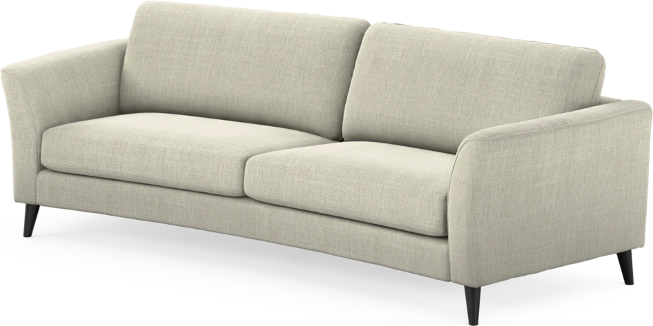 Bridge - 3-sits soffa svängd - Beige