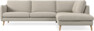 Madison Lux - 3-sits soffa med divan höger - Beige