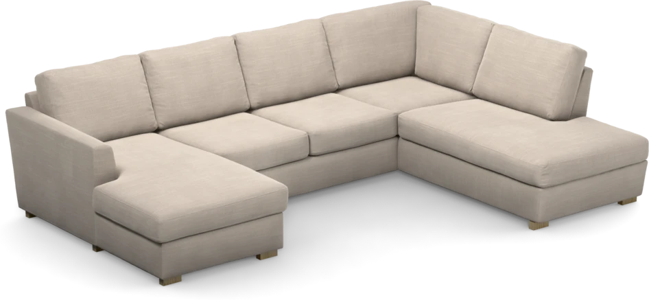 Friday - 3-sits soffa med schäslong vänster och divan höger - Beige