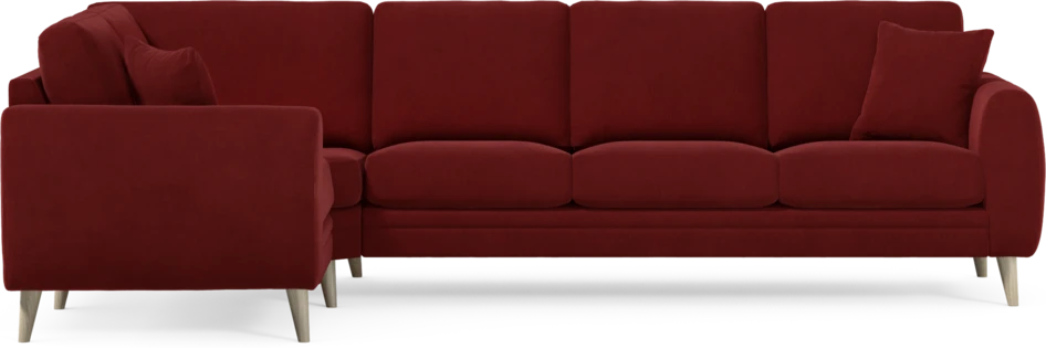 Eden - Hörnsoffa, 1+3-sits - Röd