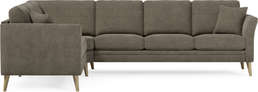 Eden - Hörnsoffa, 2+3-sits - Brun