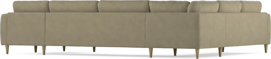 Bridge - Hörnsoffa, 2+3-sits med schäslong höger - Beige