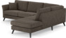 Eden - 2,5-sits soffa med divan - Gul