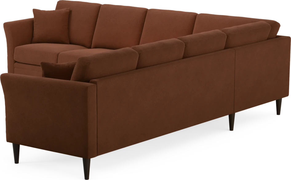 Eden - Hörnsoffa, 3+3-sits - Orange