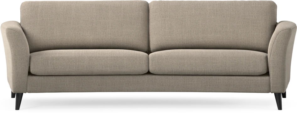 Bridge - 3-sits soffa svängd - Beige