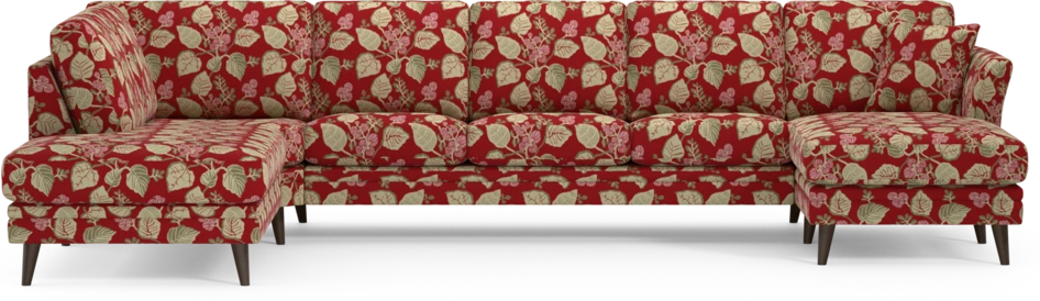Eden - 3-sits soffa med divan vänster och schäslong höger - Flerfärgad