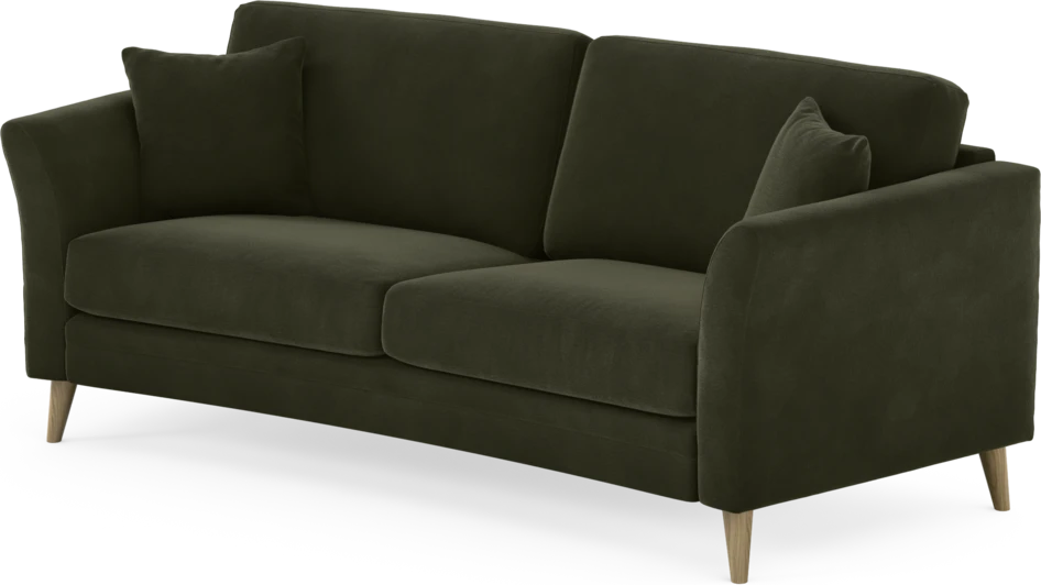 Eden - 2,5-sits soffa svängd - Grön