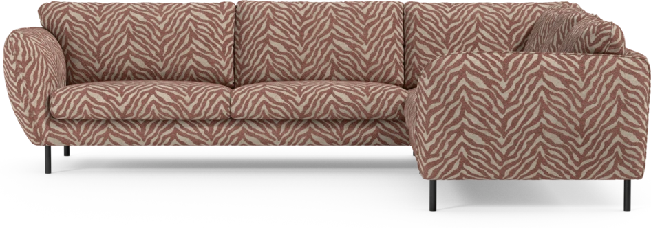 Madison Lux - Hörnsoffa 3+2-sits, hörn 1 - Orange