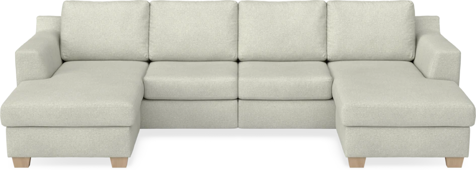 Friday - 2-sits soffa med två schäslonger - Beige