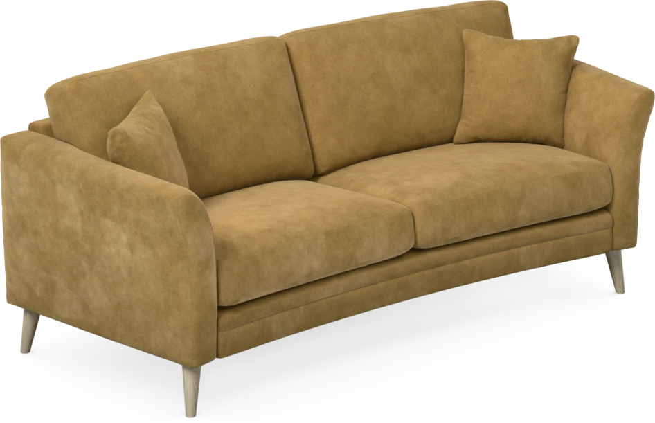Eden - 2,5-sits soffa svängd - Gul
