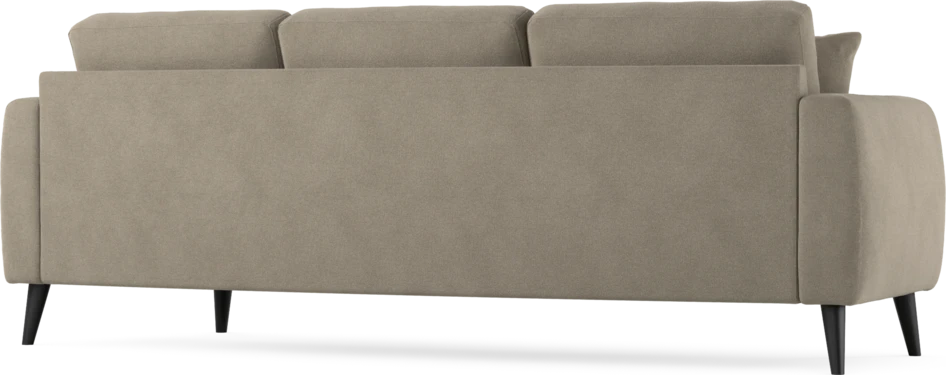 Eden - 3-sits soffa svängd - Beige