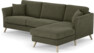 Eden - 2,5-sits soffa med schäslong - Grön