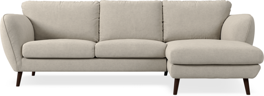 Madison Lux - 2-sits soffa med schäslong höger - Beige