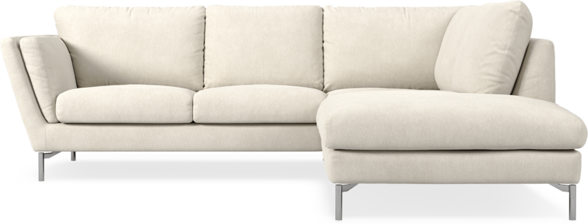 Madison - 2-sits soffa med divan höger - Vit