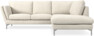 Madison - 2-sits soffa med divan höger - Vit