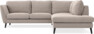 Madison - 2-sits soffa med divan höger - Beige