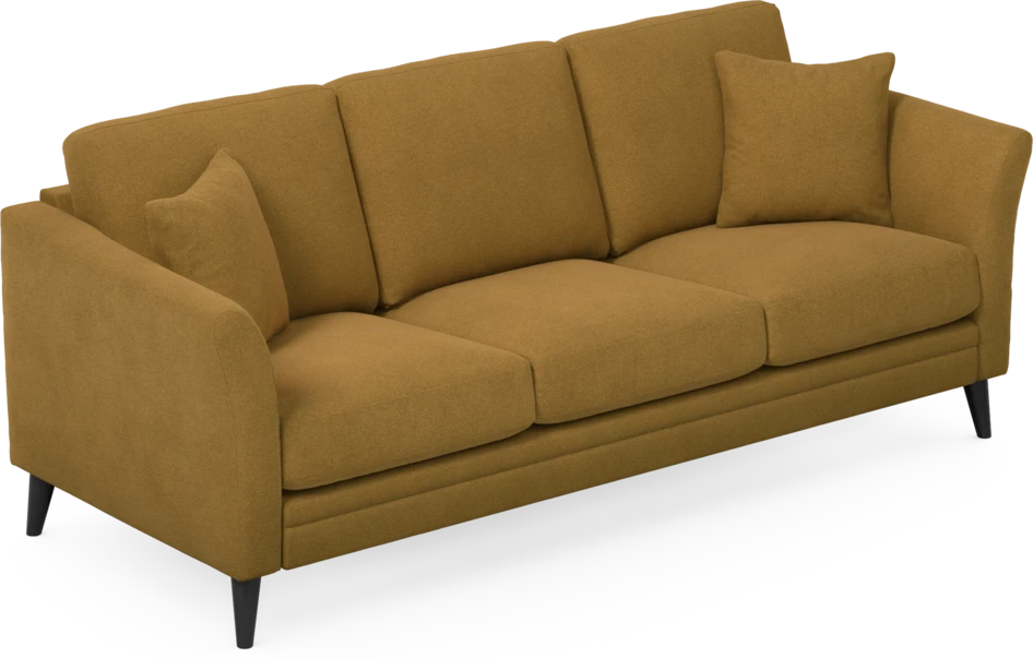 Eden - 3-sits soffa - Gul