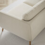 Madison Lux - 3-sits soffa med schäslong vänster - Vit