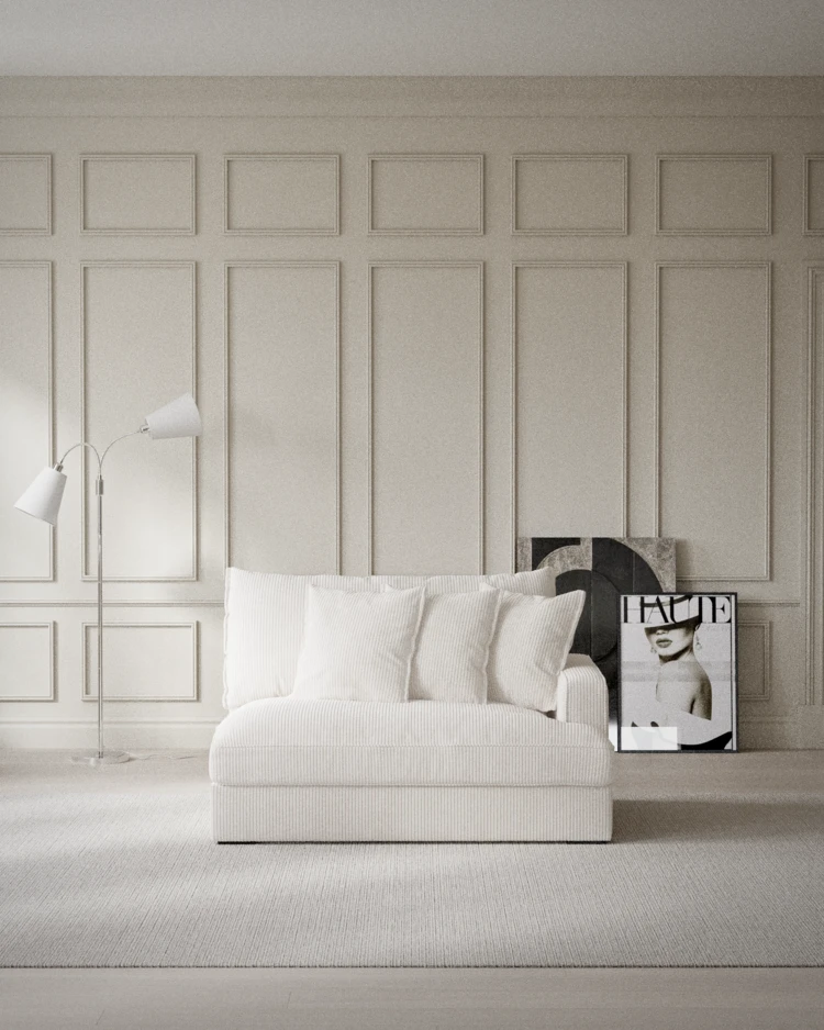 Rossi - 2-sits med armstöd höger - inspiration