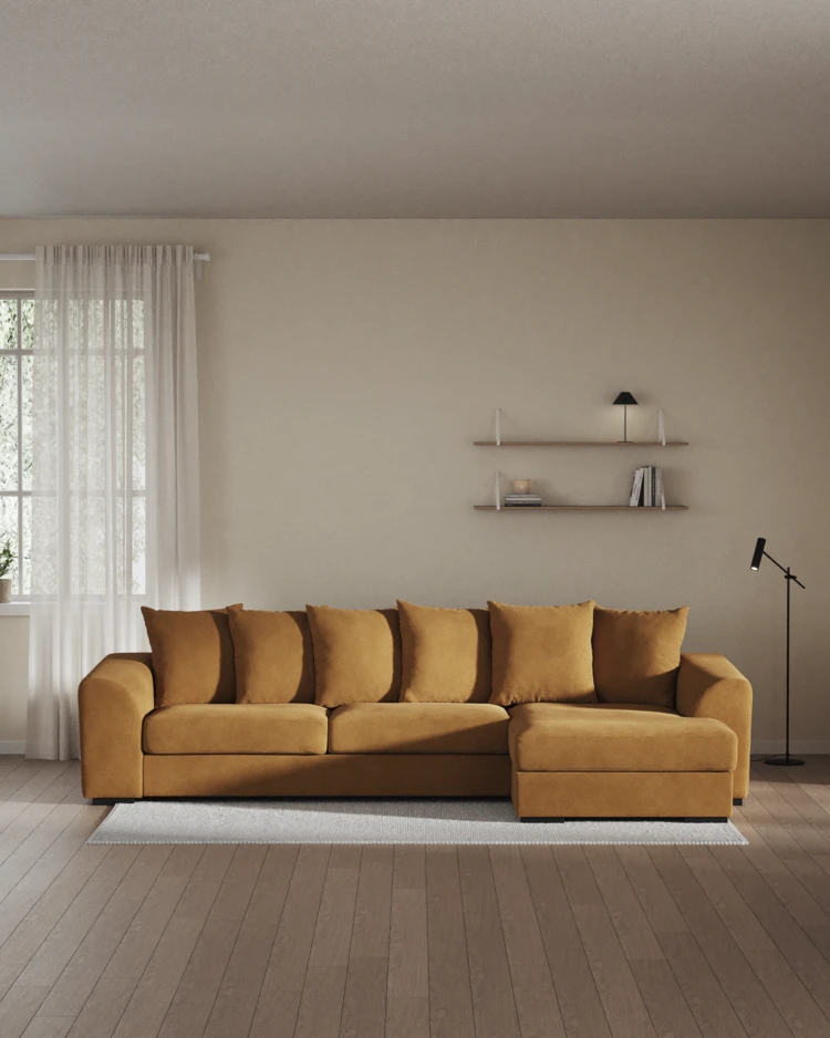 Town - 3-sits soffa med schäslong höger - inspiration