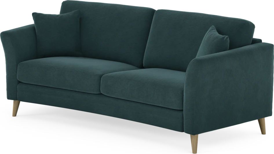 Eden - 2,5-sits soffa svängd - Blå
