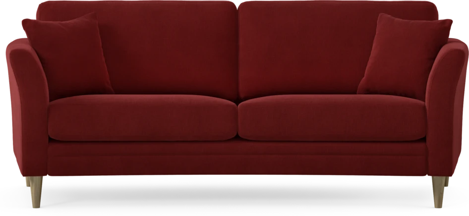 Eden - 2,5-sits soffa svängd - Röd