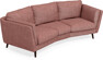 Madison - 3-sits soffa svängd, 70 cm - Röd