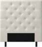 Delux Pikerad - Sänggavel, 90-210 cm - Beige