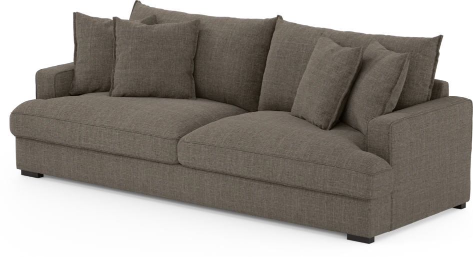 Mila - 4-sits soffa - Brun
