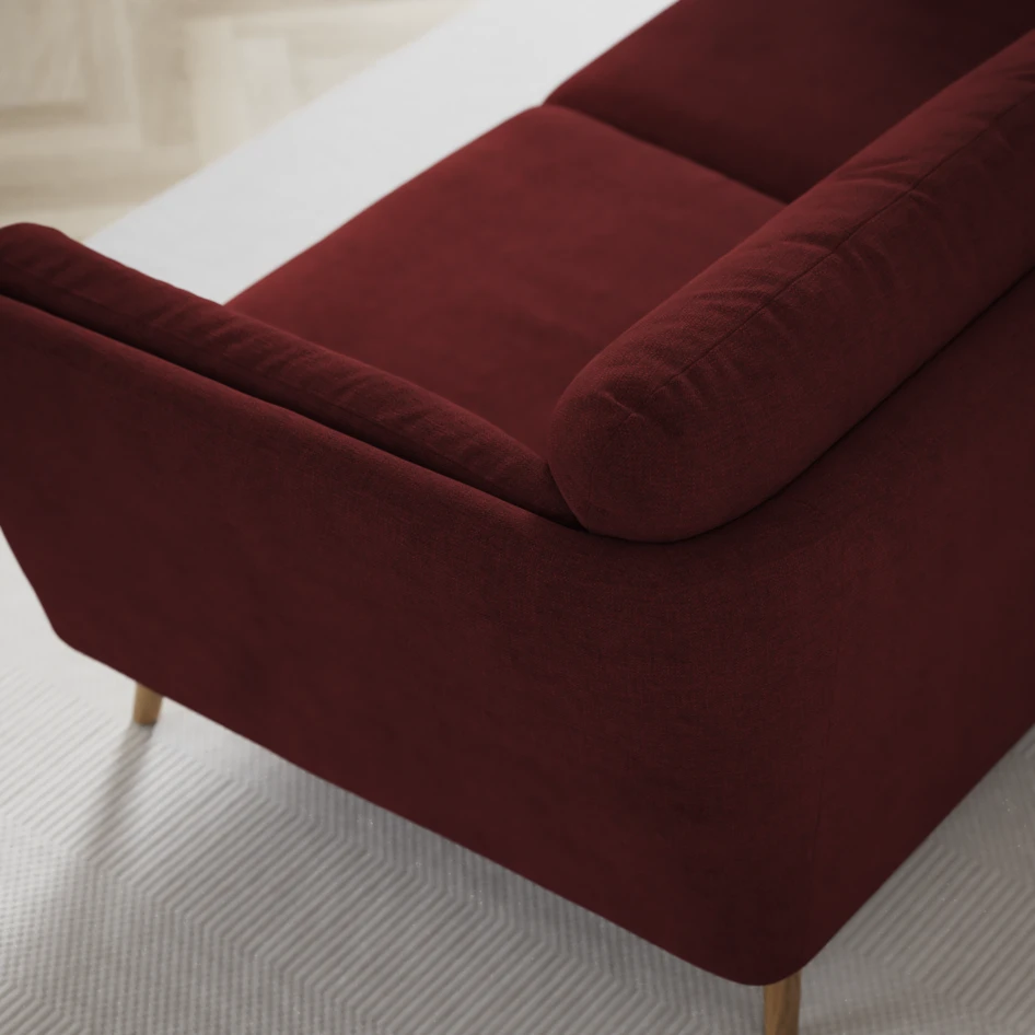 Madison Klädsel - Klädsel till 3-sits soffa - Röd