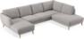 Madison Lux - 2-sits soffa med schäslong vänster och divan höger - Beige