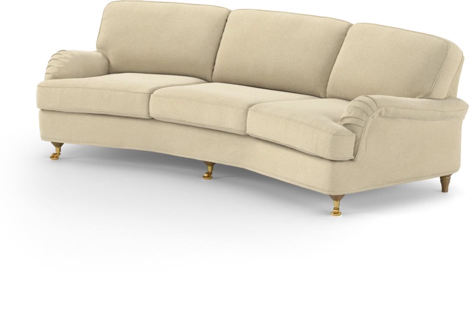 Oxford - 3-sits soffa svängd - Beige