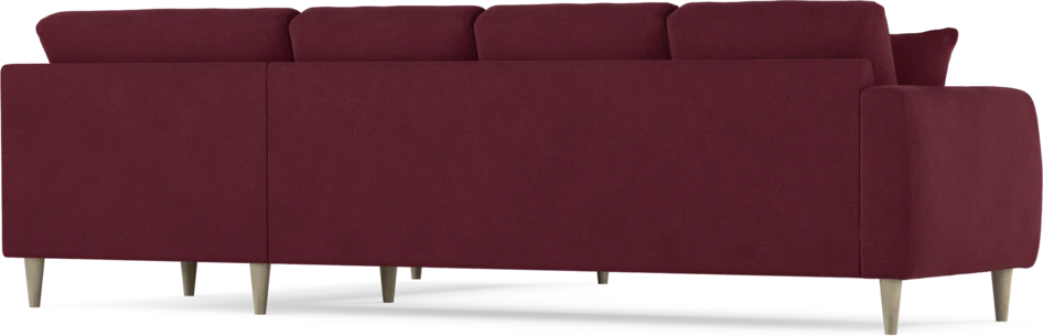 Eden - Hörnsoffa, 3+2-sits - Röd
