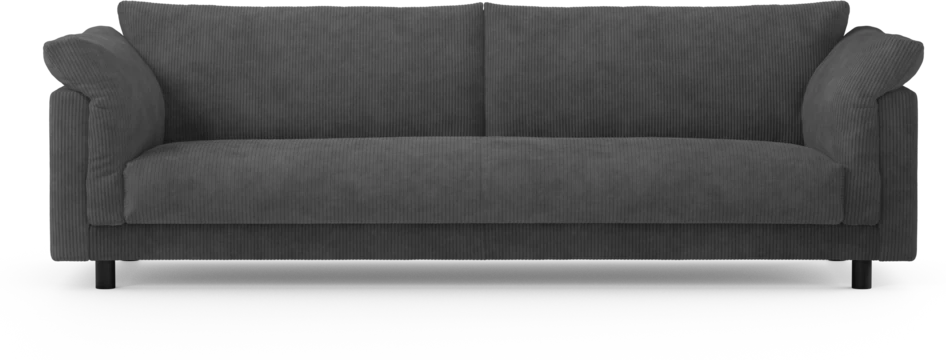 Cherrie - 4-sits soffa, hel dyna, fast klädsel - Grön