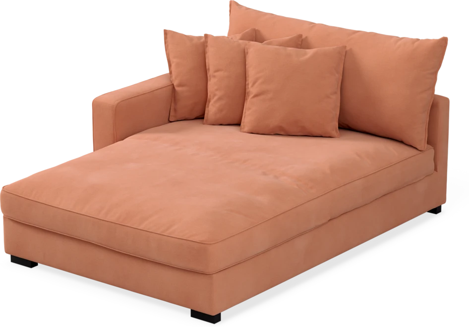 Rossi - Schäslong XL vänster - Orange