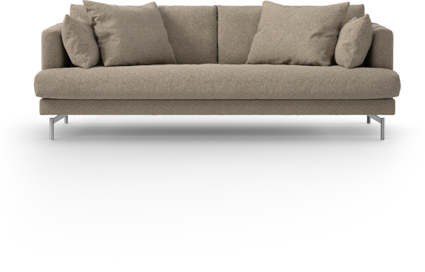 Harper - 3-sits soffa, hel dyna - Beige