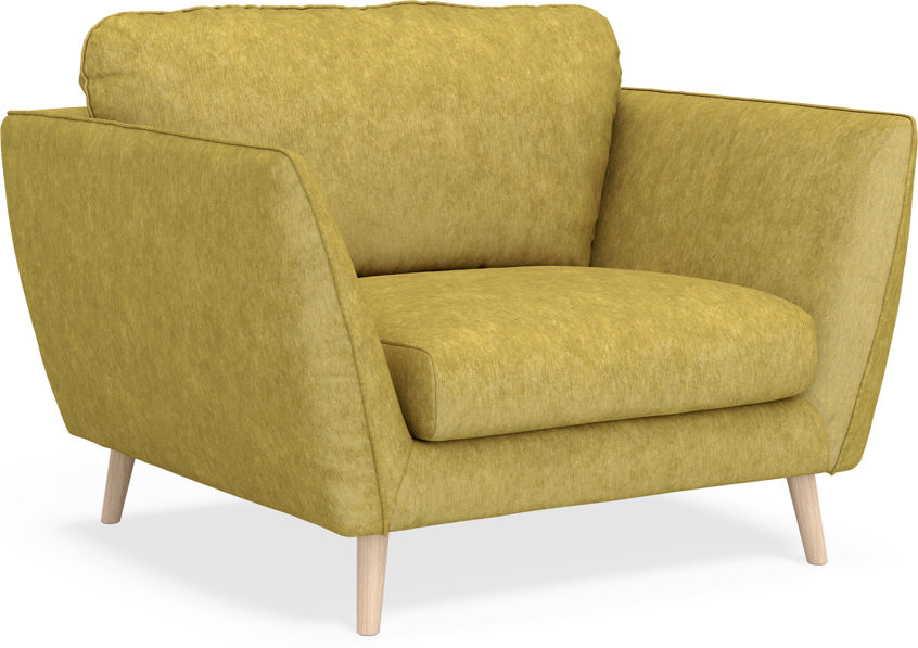 Madison Lux - Fåtölj, 70 cm - Gul