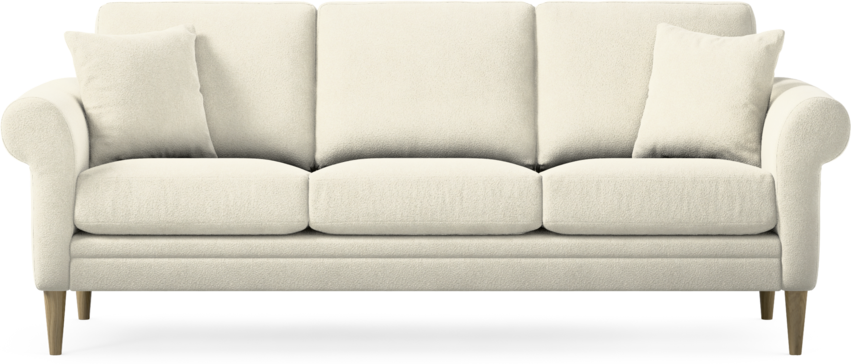 Eden - 3-sits soffa - Vit
