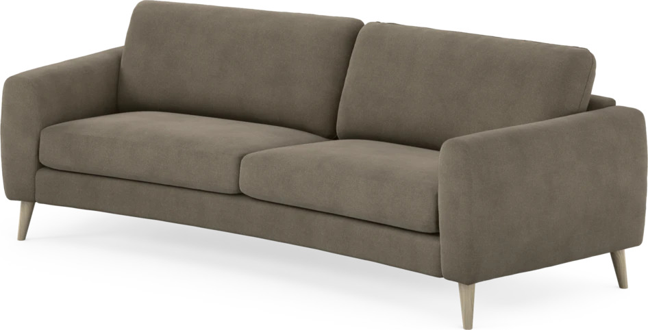 Bridge - 3-sits soffa svängd - Beige