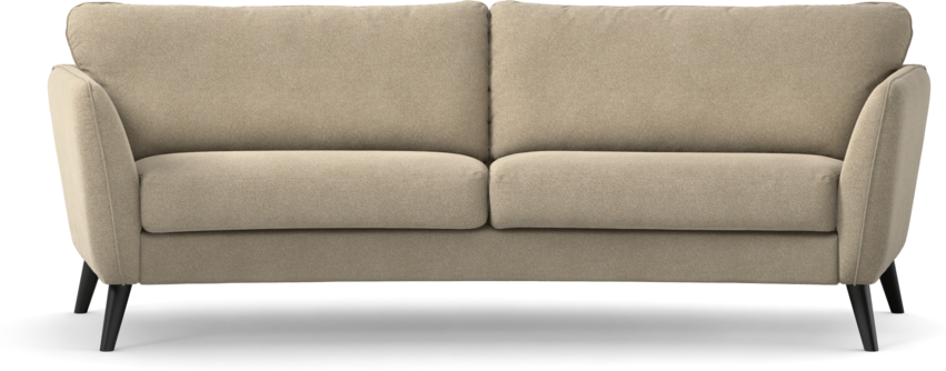 Bridge - 3-sits soffa svängd - Beige